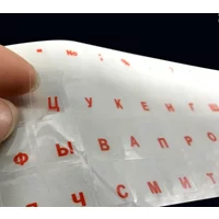 1pc Universal Russian Transparent Keyboard Stickers for Laptop Letters Keyboard Cover for Notebook Computer PC Dust Protection
