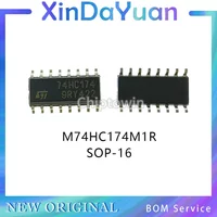10 pcs M74HC174M1R SOP-16 74HC174 IC,FLIP-FLOP,HEX,D TYPE,HC-CMOS SOP 16PIN PLASTIC