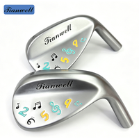 Tianwell Golf Wedges Set 48/50/52/54/56/58/60 Degree Musical note pattern Golf Sand Wedges Club Head only no shaft