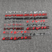 Car Emblem Decals VTEC IVTEC Metal Badge Sticker Accessories For Civic cb400 i-VTEC vfr800 cb750 Accord Odyssey CRV Pilot FIT