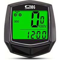 AliExpress NONE Bike Multifunctional Wired Computer Speedometer - Large Screen Display, Bike Accessories & Headlight & Tail Light Set