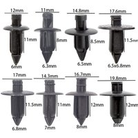 20Pcs 6mm 6.3mm 6.5mm 6.8mm 7mm 8mm Push-Type Plastic Fastener Bumper Fender Door Panel Clip Buckle For Suzuki Mitsubishi Toyota