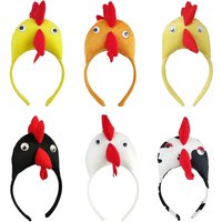 Women Headband Funny Daily Wear Adorkable Chicken for Christmas Halloween Party