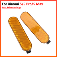Reflective Strips For Xiaomi 5/5 Pro/5 Max Electric Scooter Rear Wheel Yellow Safety Reflector 2pcs Accessories