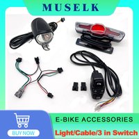 6V-60V QD139 E-Bike Horn Light Electric Scooter LED Headlight 2W Waterproof Lamp For Electric Bicycle Scooters Accessories