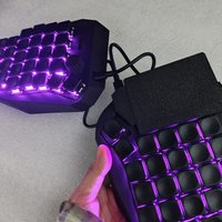 Sofle Touchpad Split Keyboard Custom Wired Single-mode Hot-swap RGB Large Square Touchpad VIA for Mouse Ergonomics Gamers Uf2