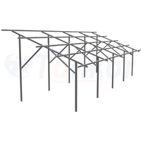 Teja Solar Fotovoltaica Galvanized Steel Screw Pile Ground Bracket Pv Mounting Structure Aluminum Alloy Ground Solar Mount