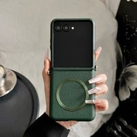 Luxury Retro PU Leather Phone Shell For Motorola Moto Razr 70 Ultra 60 50 Razr Ultra 2026 2025 Plus2024 Magnetic Anti-Drop Cover