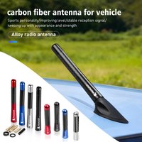 Universal Car Radio Antenna Carbon Fiber Auto Roof Receiving Antennas For Peugeot 206 208 207 3008 308 2008 107 508 607 106 406