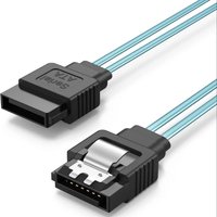 SATA III Cable, 12Gbps High-Speed Data Transfer, for HDD/SSD Hard Drive, Locking Latch, Blue