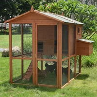 Outdoor Chicken Coop Large Pigeon Bird Rabbit Nest Rainproof and Sun Protection Outdoor Solid Wood