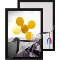 1pcs 8x12Inch Rubber Magnet Poster Frame Soft Self Diamond Painting Frames A4 Canvas Frames Adhesive Window Notification Wall