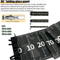 2026 PVC Fishing Ruler 10/20/30cm Waterproof Durable Of Measuring Tape for Tackle Box, Boat, Kayak Fishing Gear Use 1pcs