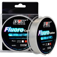 100m fluorocarbon bait fishing line, carbon fiber fly fishing, wild fishing, sea fishing, fishing accessories, tools, outdoor