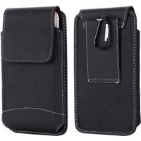 Universal 4.7-6.9 inch mobile Phone Pouch Holster for iphone samsung xiaomi oneplus Belt Clip Oxford Leather Case Waist Bag