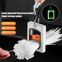 1/3pcs Fluorescent Cable Tie Organizer Storage Cable Tie Holder Portable Cable Tie Storage Tool Electrical Wire Tie Organizer