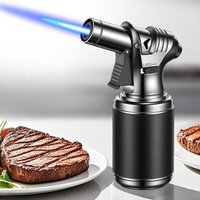 Large-capacity Air Chamber Handheld High-temperature Spray Gun, Inflatable Windproof Lighter, Cigar Barbecue Baking Igniter