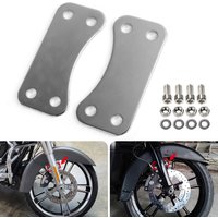 Motorcycle 21 Inch Front Wheel Bracket For Harley 2014-2023 Glide Road King Street Front Mudguard Fender Risers