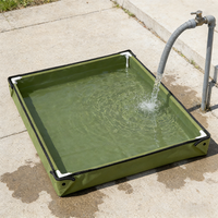 Foldable Shower Base For Outdoor Camping Portable Tray With Drainage System Kid toy Fish Pond Foldable Shower Base