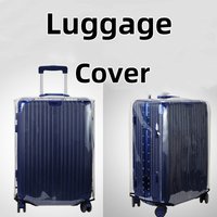 New Full Transparent Luggage Protector Cover Waterproof Dustproof Durable Suitcase Cover Protector Travel Accessories PVC Case