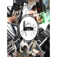 AliExpress NONE DOMEN Bicycle 16 in 1 repair tool Bike Portable Folding Multipurpose Bike Tire Repair Tool Bicycle Repair Tools bike Accessories