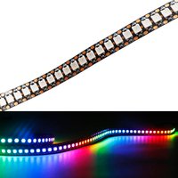 Bande LED intelligente adressable WS2812B WS2815 1-3M, 144 pixels/LED/m, IC intelligent, 5050 RGB, IP30/IP65/IP67, DC5V/12V