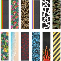 Feuille de ruban adhésif pour poignée de Skateboard, 9 "x 33", sans bulles, autocollant imperméable pour poignée de Scooter, papier de verre pour planche à roulettes (84x23cm)