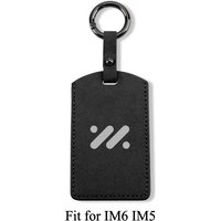 Original Car Color Leather Key Case Cover Fob For IM6 IM5 Car Keyless Remote Key Card Kit Protector Accessorie