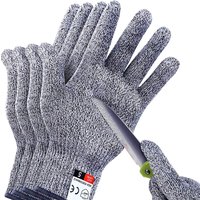 1 Pair Grade 5 Cut Resistant Gloves Scratch Resistant Glass Cutting Security Protection Gloves For Kitchen Gardeners Work Gloves