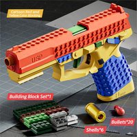 Building Block Blaster Toy Gun For Kids Real Gun Toy Boy Friend Birthday Gift Dropship Safe Toys Pistol