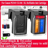 Refillable Ink Cartridge PG545XL CL546 Compatible Full Cartridge For Canon Pixma Pixma IP2800 IP2850 MG2400 MX490 MX494 printers