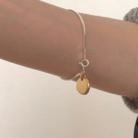 925 Sterling Silver Bracelets for Women Men String Accessories Trend Vintage Simple Gold Pendant Party Jewelry Gift