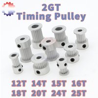 2GT Timing Pulley GT2 12T 14T 15T 16T 18T 20T 24T 25T Pulley 2M Synchronous Wheel for 3D Printer Pulley 2MGT Belt Pulley 20Teeth