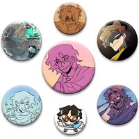 Epic The Musical Peripheral Creative Brooch Cartoon Enamel Pins Round Badge for Bag Clothes Hat Decor Jewelry Accessories Gifts