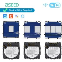 BSEED 1/2/3Gang Wifi Switches Spare Parts 1/2/3Way Touch Sensor Switch Without Glass Tuya Google Smart Life Alexa App Control