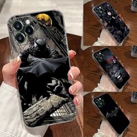 B-Batmans Catwomans Transparent Phone Case For iPhone 17 Pro Max 17E 11 12 13 14 15 16 Pro Max Plus 17 Air 16E 7 XS Cover
