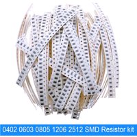 0402 0603 0805 1206 2512 0ohm-10Mohm SMD Chip Fixed Resistor Assortment Kit Electronic components sample pack