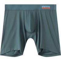 Men Underwear Boxers Man Solid Panties Nylon Extended Leg Boxer Shorts Homme Breathable Middle Rise Underpants Male Trunks L-XXL