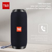 TG117 Bluetooth-Lautsprecher, tragbare kabellose Soundbox, Outdoor-Lautsprecher, wasserdicht, Stereo-Surround, unterstützt TF-Radio