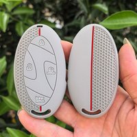 For Hyundai Kona Ev N-Line Tucson 2025 Grandeur GN7 IONIQ 6 Santa Fe MX5 Garden Gl New Silicone Car Remote Key Case Accessories