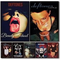 Retro Band Deftones Poster Aesthetics Classic Music Album Canvas Painting Wall Art Pictures Prints Home Decor Fans Gift Unframed