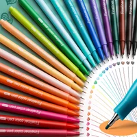 10Colores Markers Brush Pens Set Fast-drying Graffiti Painting Drawing Highlighter School Supplies for Student Art Stationery