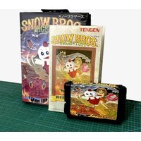 New Arrival Snow Bros With Box And Manual 16bit MD Game Card For Sega Mega Drive For Genesis