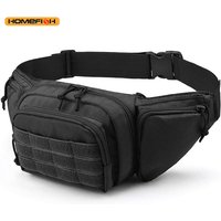 HOMEFISH Tactical Waist Pack Outdoor Hiking Waist Bag Sports Functional Bag Cycling Bag Bum Bag Multi-functional Tool Shoulder
