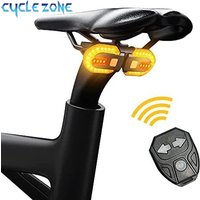 Bike Turn Signal Rear Light LED Bicycle Lamp USB Rechargeable Bike Wireless Lights Back MTB Tail Light Bike Accessories