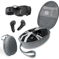 Wytrzymała, szklana torba do przechowywania zestawu Steam Frame VR, przenośna, odporna na wstrząsy, idealna do transportu i ochrony zestawu VR oraz akcesoriów.