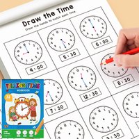 The children's timetable workbook is a perfect choice for classroom teaching and back-to-school supplies.