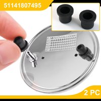 Genuine OE 51141807495 Roundel Emblem Grommet Bonnet Rubber Hood Trunk Boot Badge 2 PC For BMW 3 E30 5 E34 E28 6 E24 7 E32 Z1