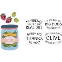 Market Jar Trio Metal Cutting Dies Clear Stamps Diy Making Card Scrapbook Embossed Craft Supplies Template Decoration April 2026