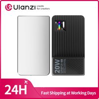 Ulanzi K20RGB 20W Panel Light Fill Light 1800K-9000K&RGB Full-Color Video Light Fill Light for Camera Smartphone Photography
